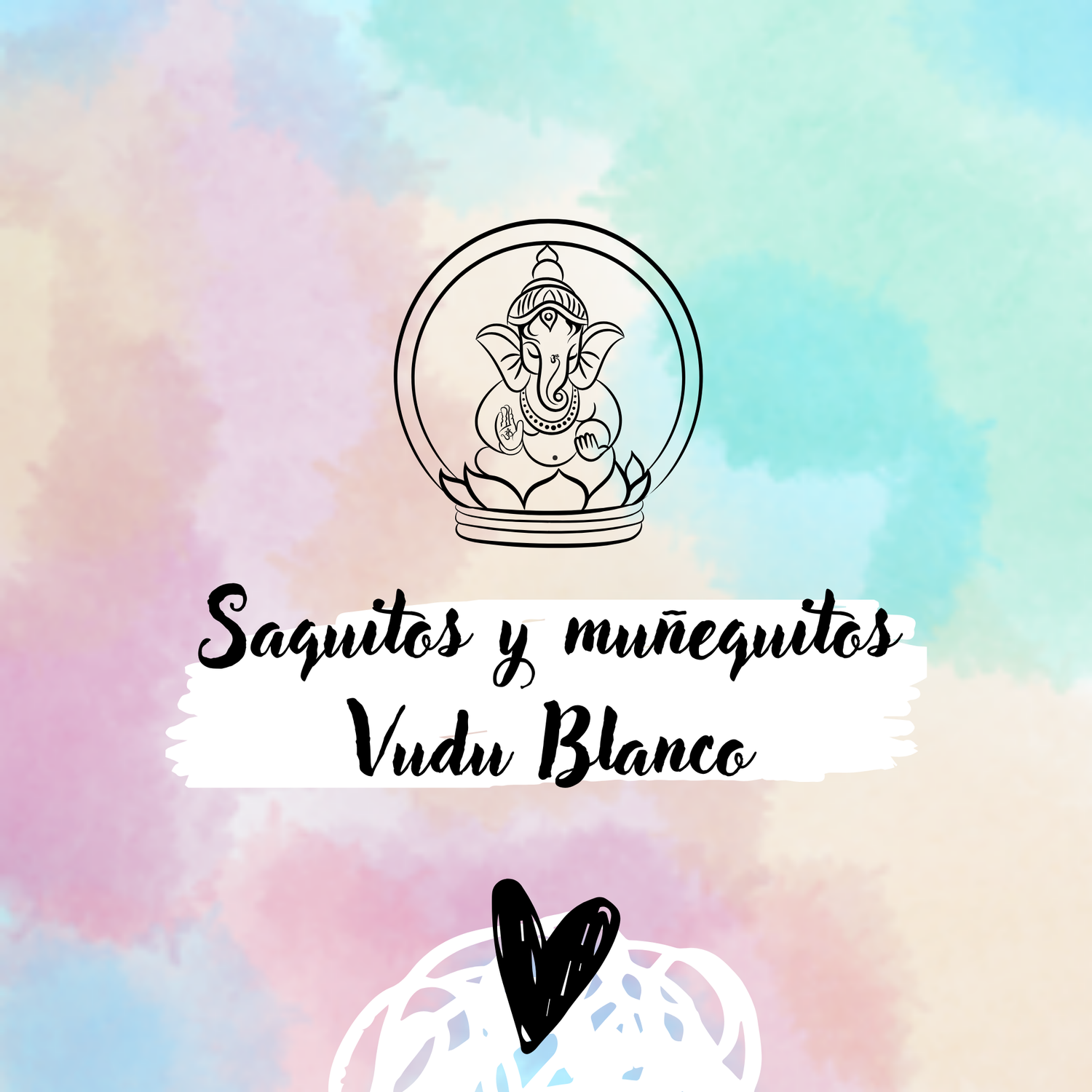 Saquitos y Muñecos Vudu Blanco