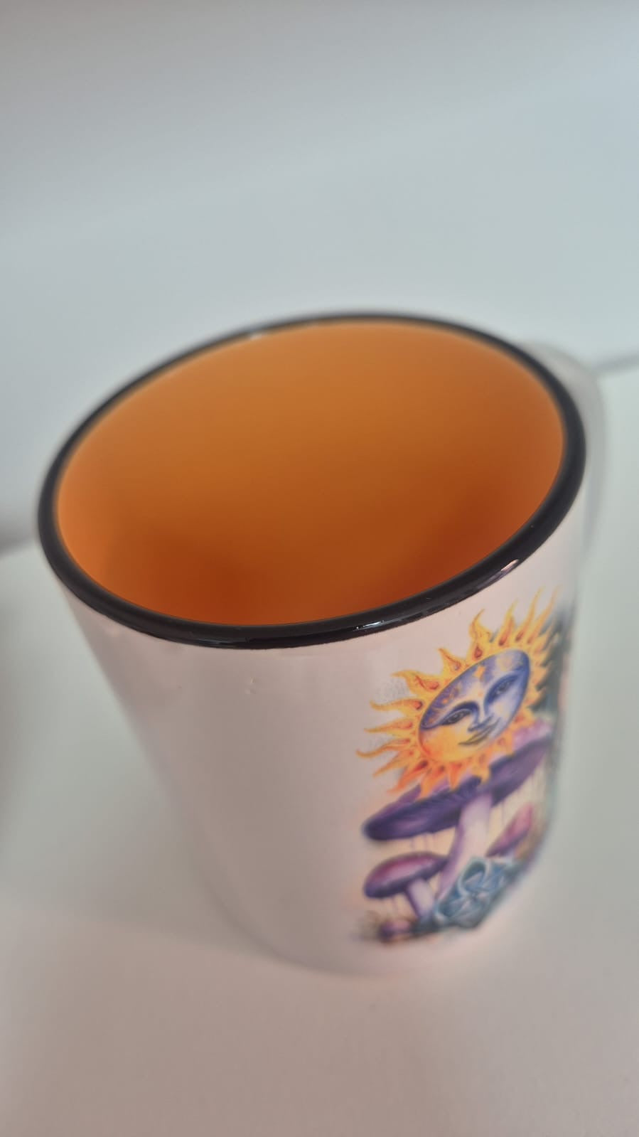 Taza bosque encantado con nudo de bruja - Varios colores a elegir (interior)