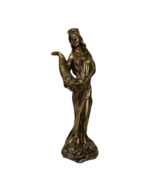 Figura - Diosa de la fortuna bronce