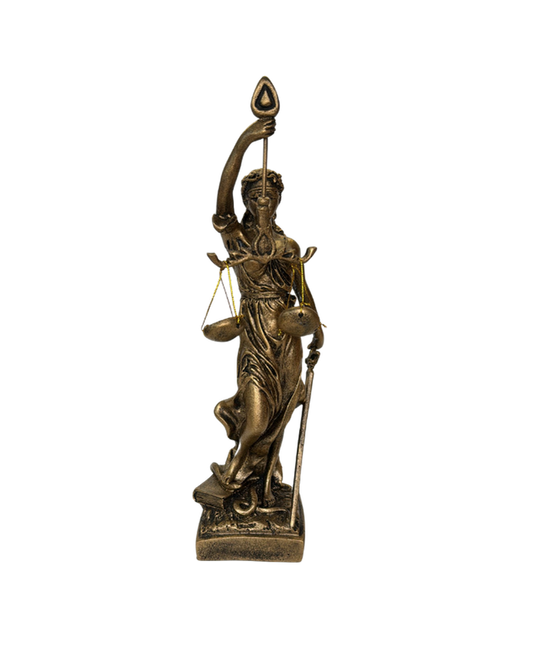 Figura - Diosa de la justicia. 30 cm.