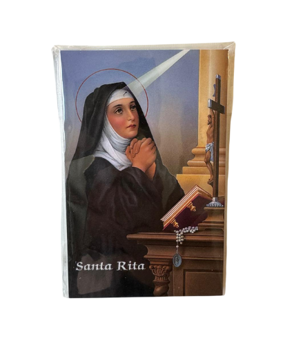 Holy card of Saint Rita.