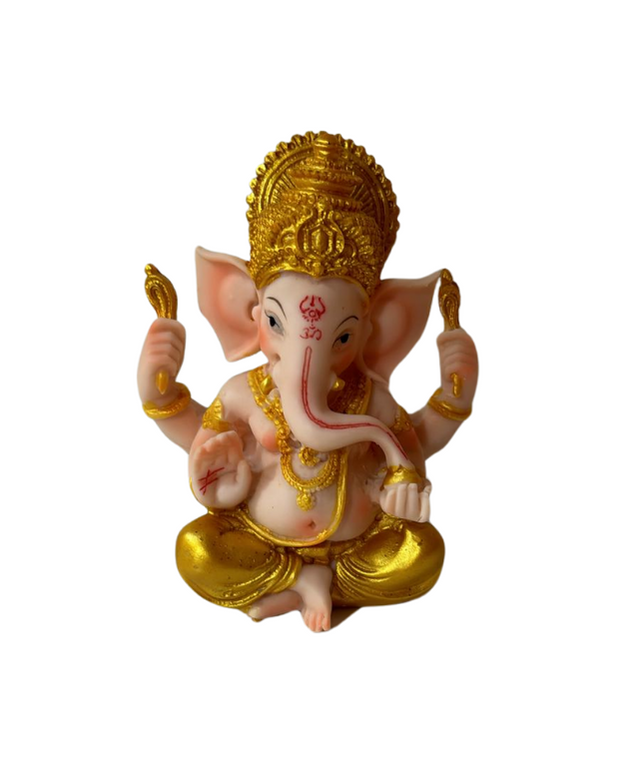 Figura - Ganesha dorada 12cm