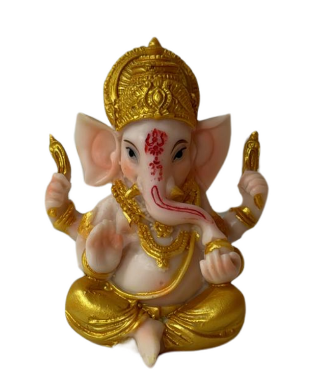 Figura - Ganesha dorada 8cm