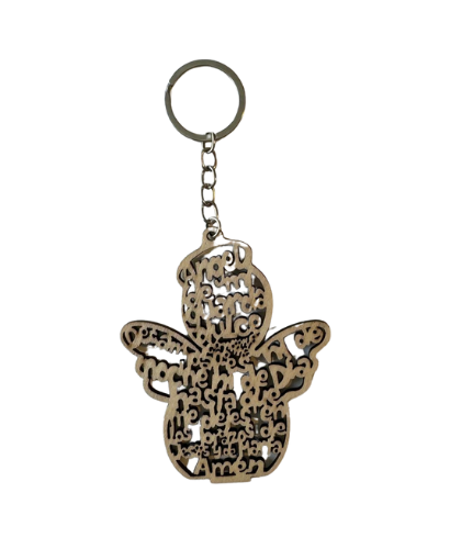 Keychain - Angel travel protection.