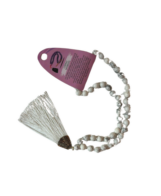 Mala código sagrado howlite