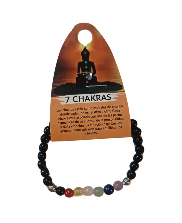 Pulsera Onix - 7 chakras