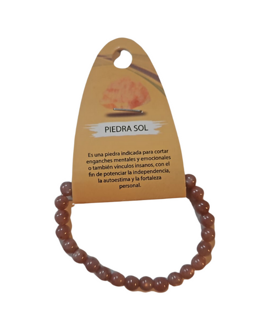 Pulsera Piedra Sol 4mm