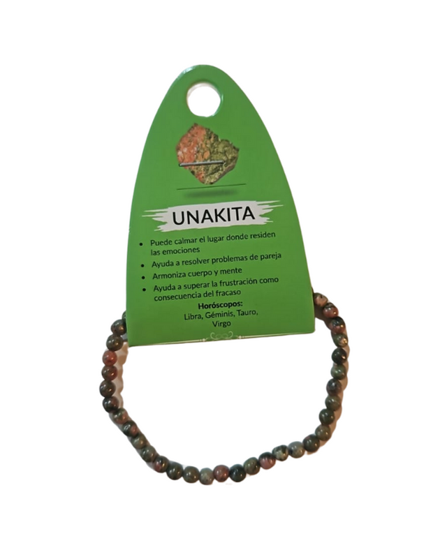 Pulsera unakita 4mm