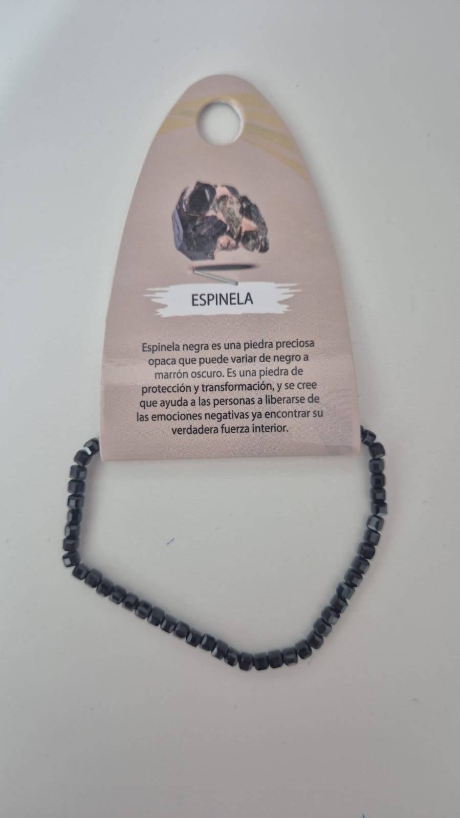 Pulsera - Espinela facetada 3 mm