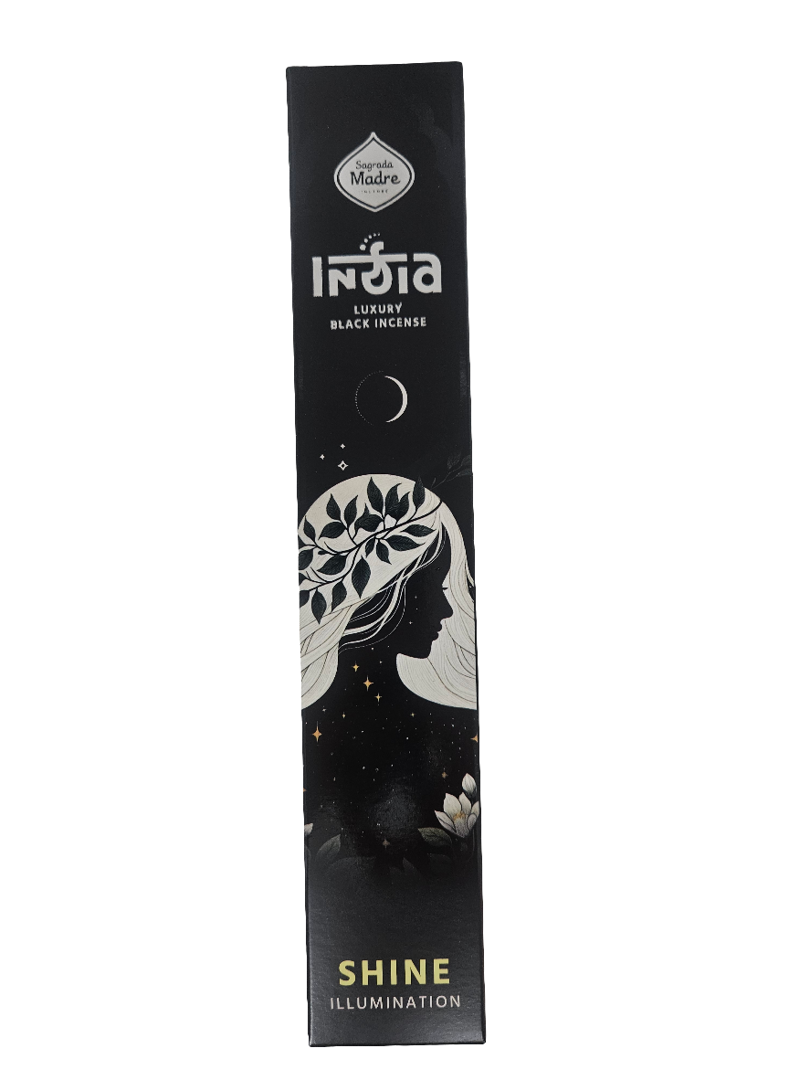 Incienso Varillas India Black Sagrada Madre - Aromas para Conexión y Crecimiento Espiritual