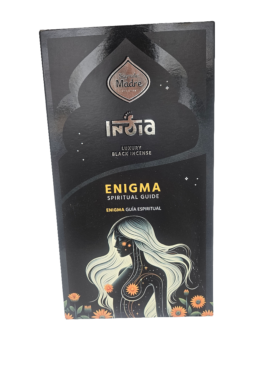 Incienso Varillas India Black Sagrada Madre - Aromas para Conexión y Crecimiento Espiritual