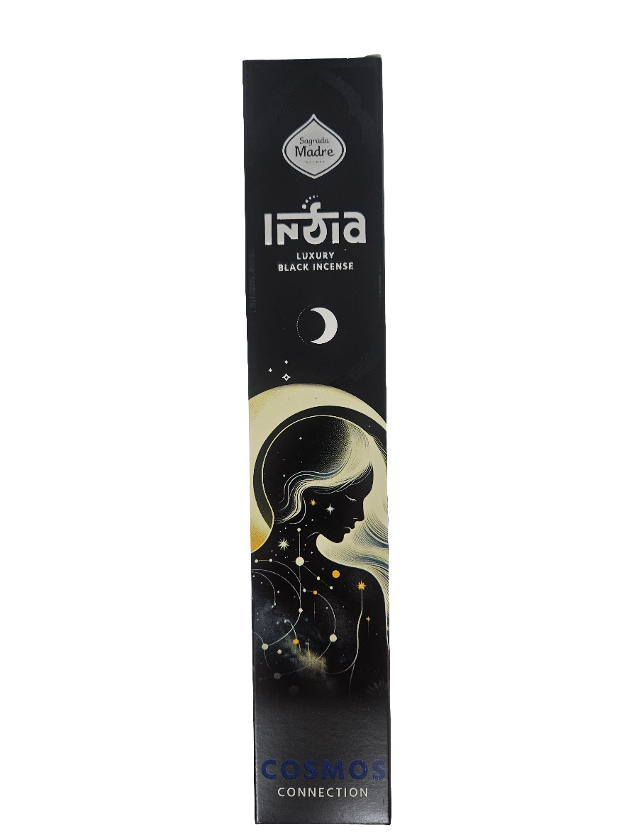 Incienso Varillas India Black Sagrada Madre - Aromas para Conexión y Crecimiento Espiritual