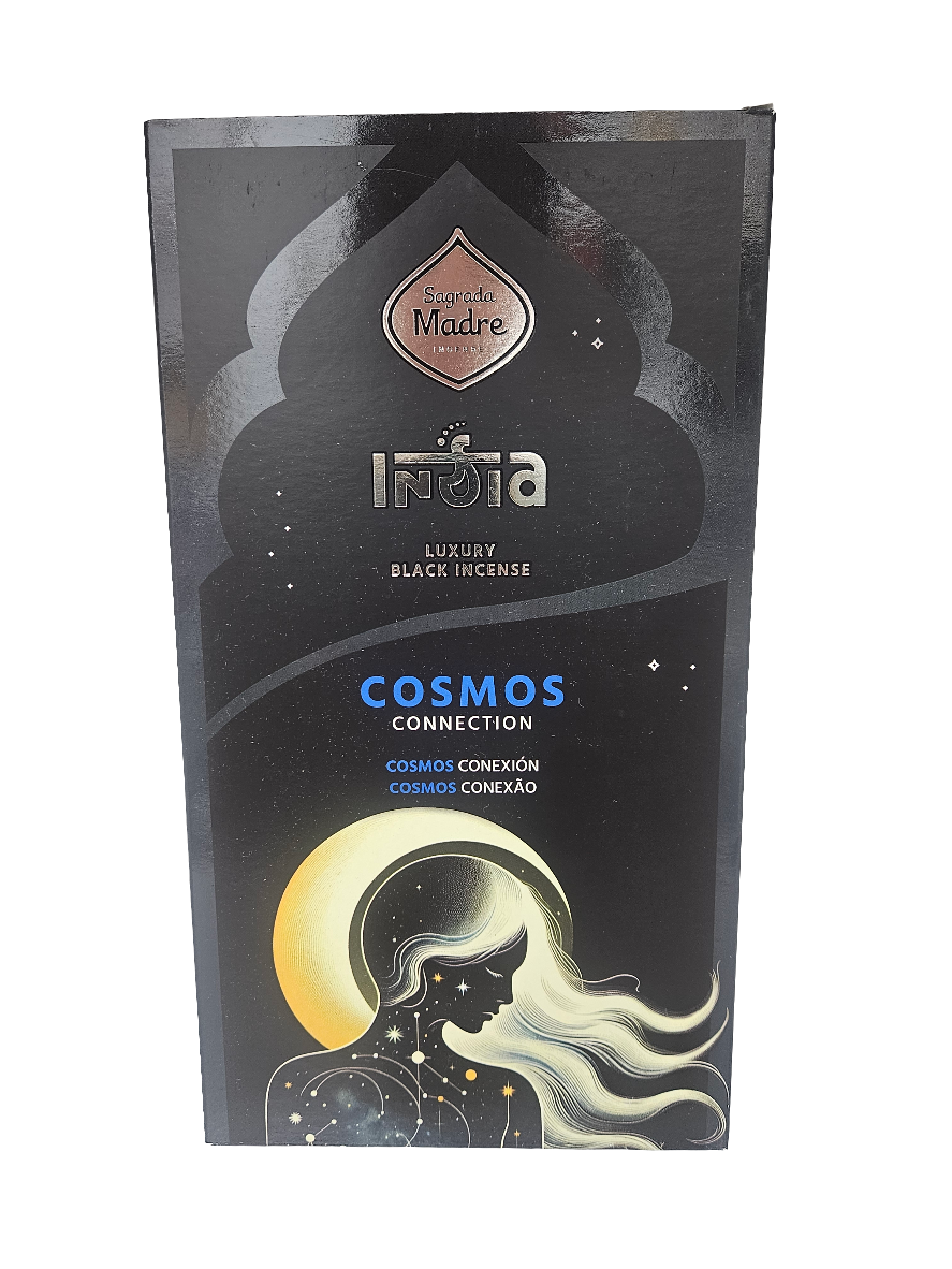 Incienso Varillas India Black Sagrada Madre - Aromas para Conexión y Crecimiento Espiritual