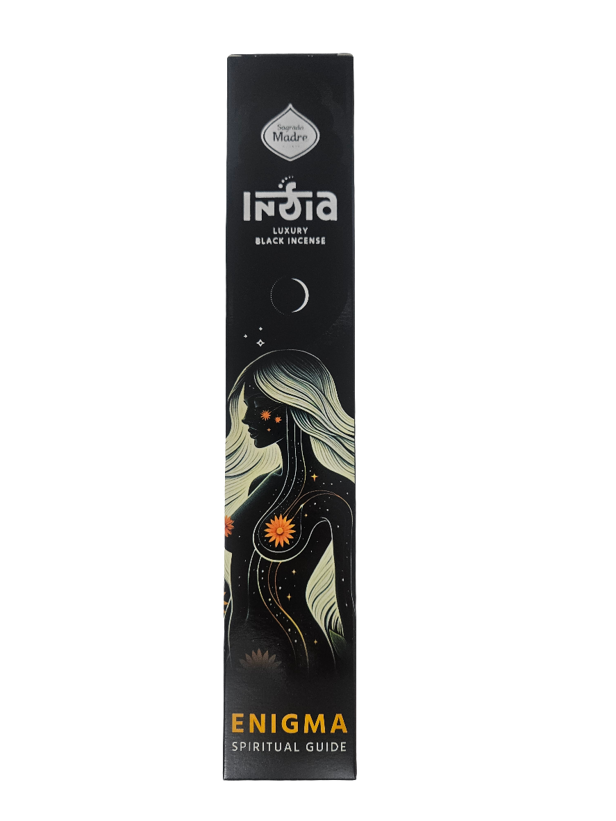 Incienso Varillas India Black Sagrada Madre - Aromas para Conexión y Crecimiento Espiritual