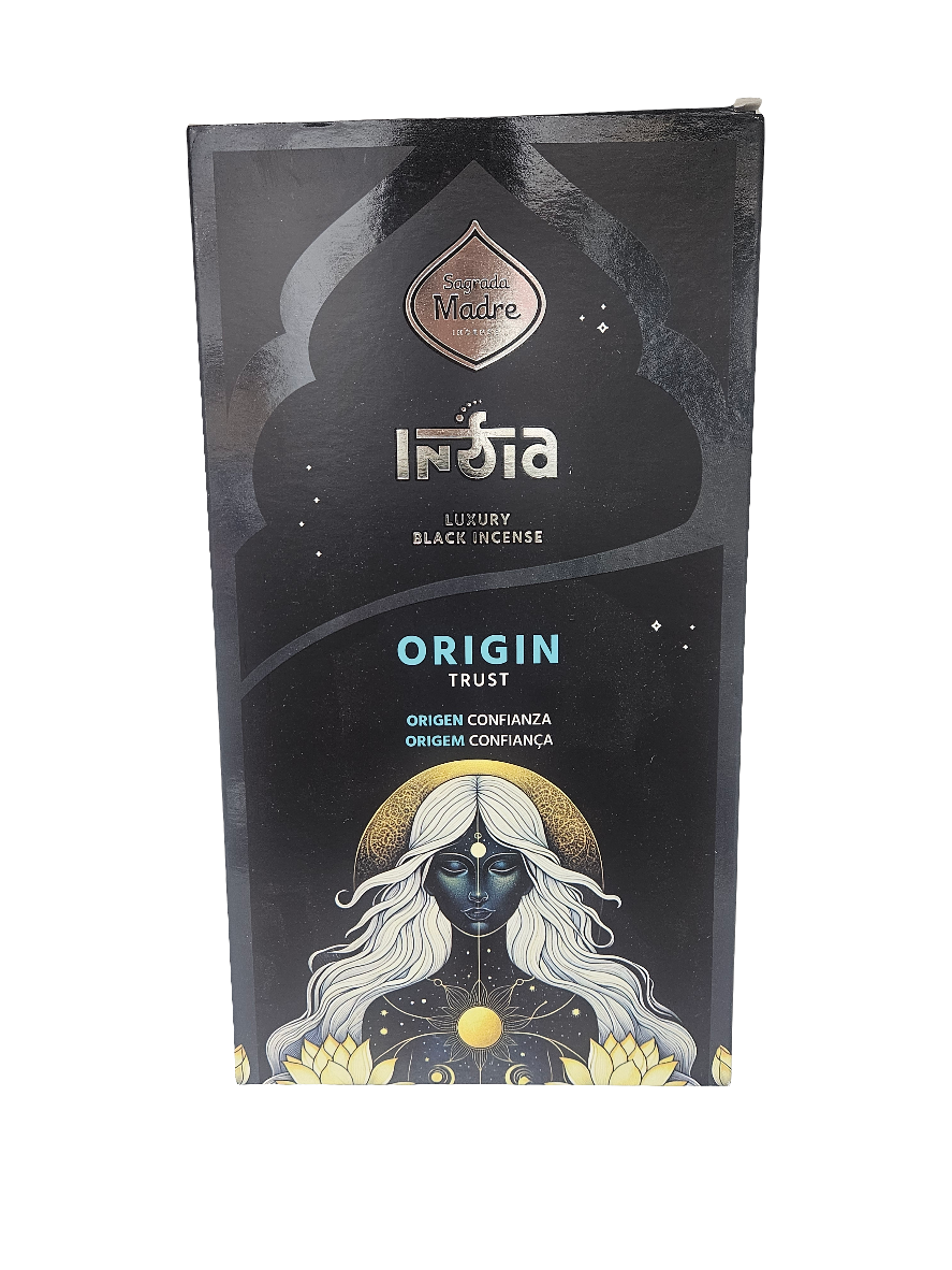 Incienso Varillas India Black Sagrada Madre - Aromas para Conexión y Crecimiento Espiritual