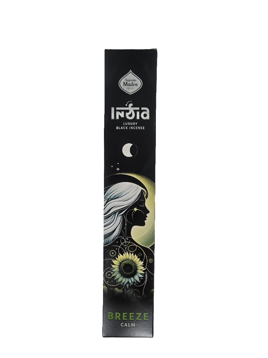 Incienso Varillas India Black Sagrada Madre - Aromas para Conexión y Crecimiento Espiritual