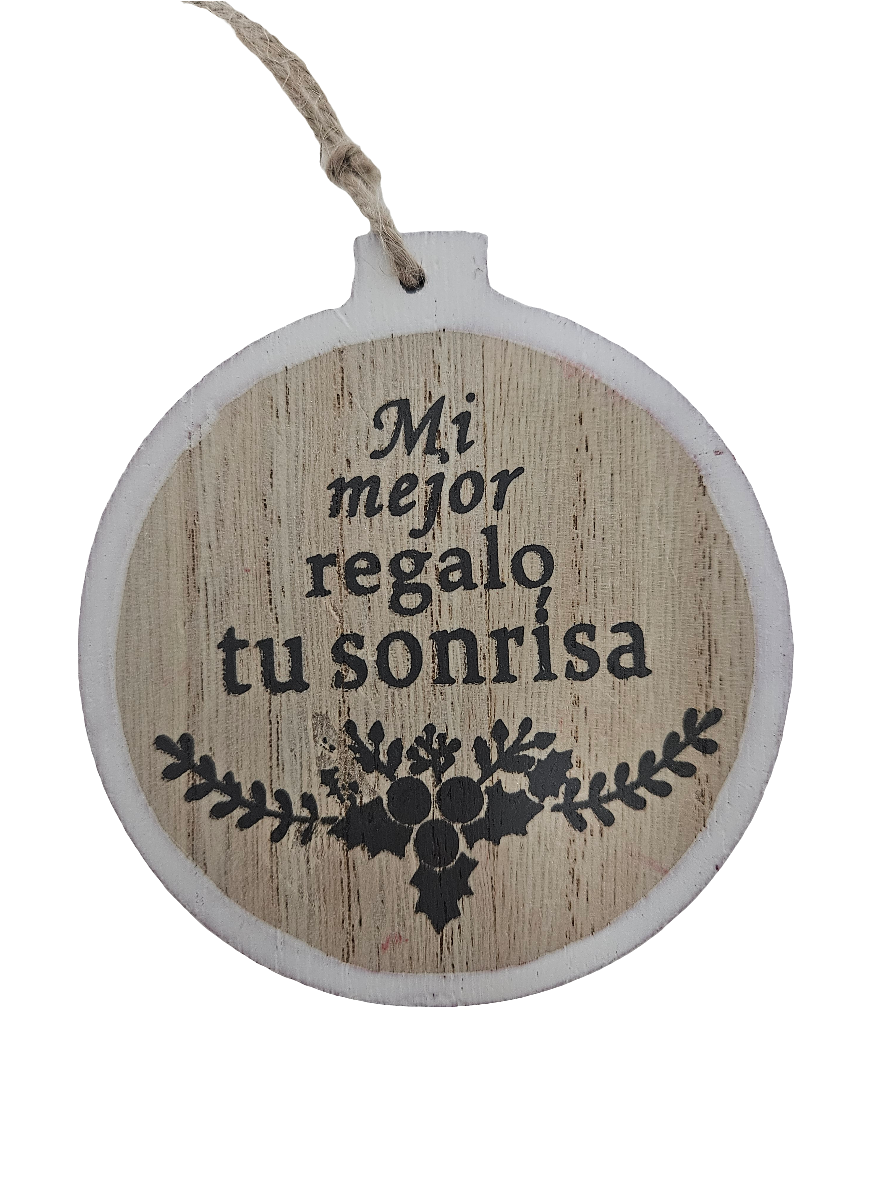 Bolas Navidad de Madera