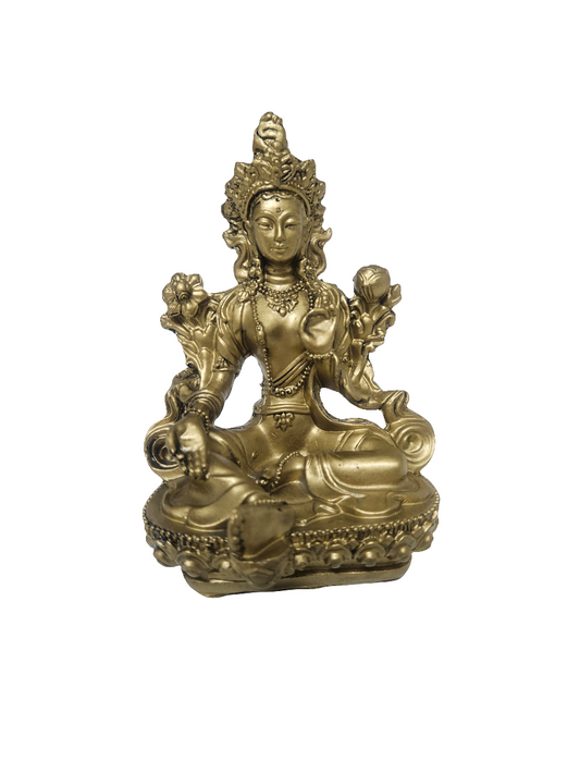 Figure - Golden Green Tara 12cm