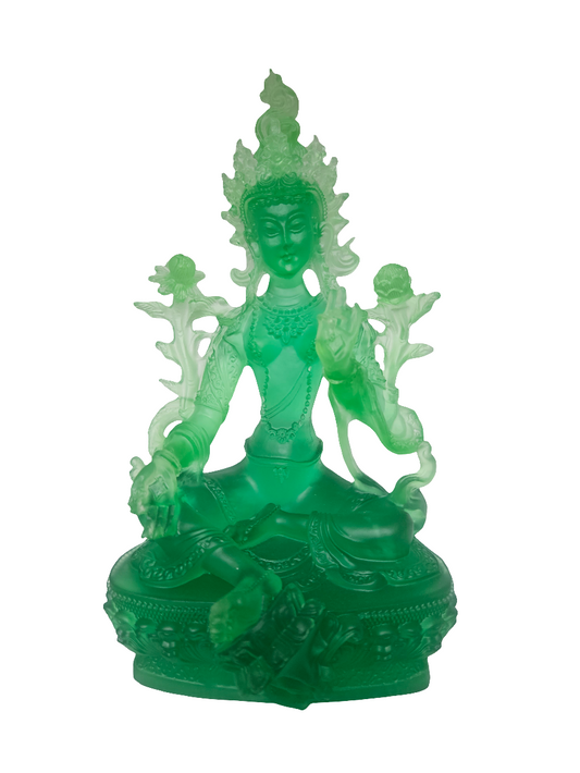 Figure - Green Tara Green Resin