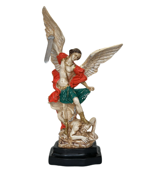 Figura - San Miguel Arcangel naranja 22cm